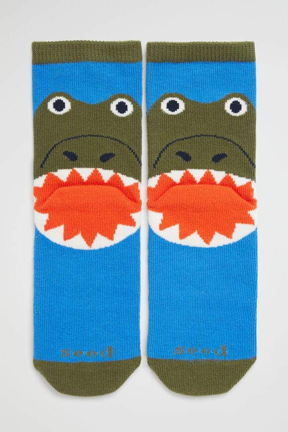 Dino Sock  Multi  hi-res