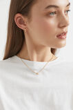 Gold Initial Necklace  N  hi-res
