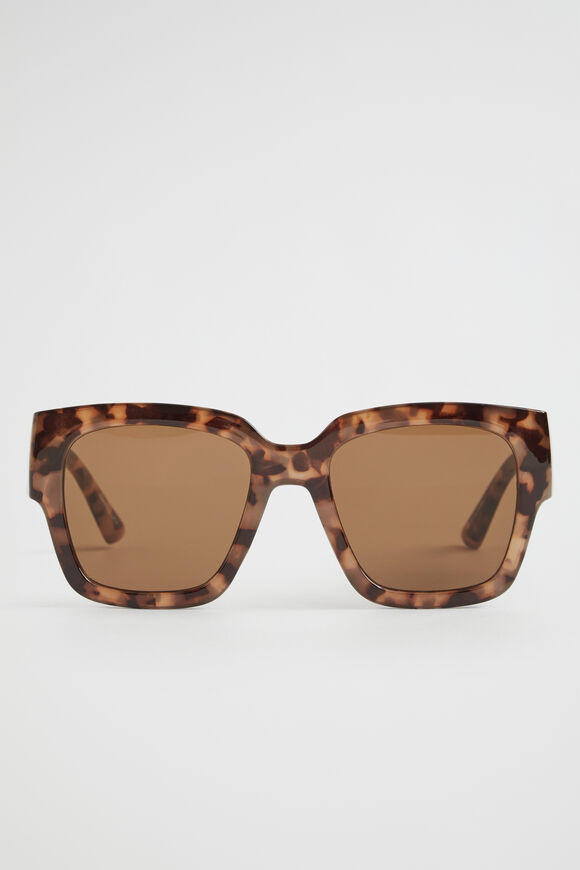 Hazel D-Frame Sunglasses  Milky Tort  hi-res