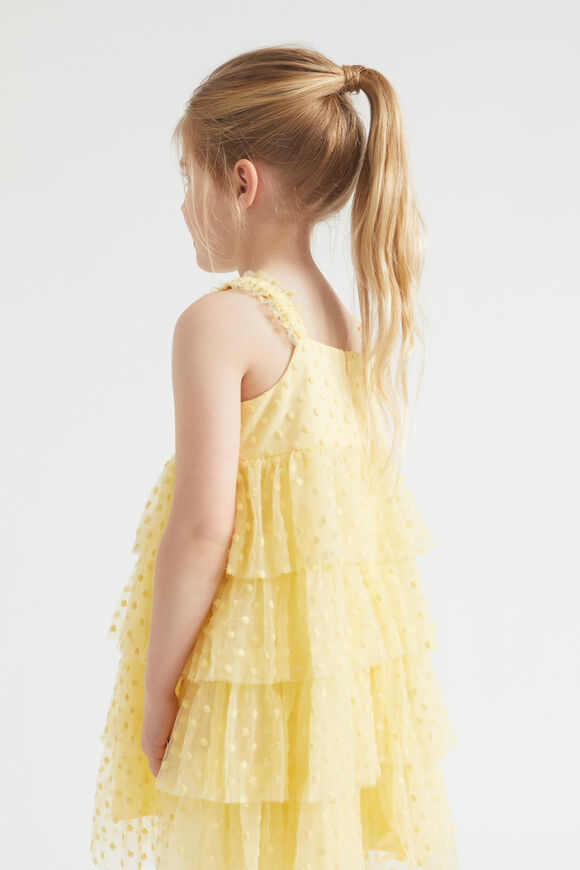 Polka Dot Tiered Dress  Buttercup  hi-res