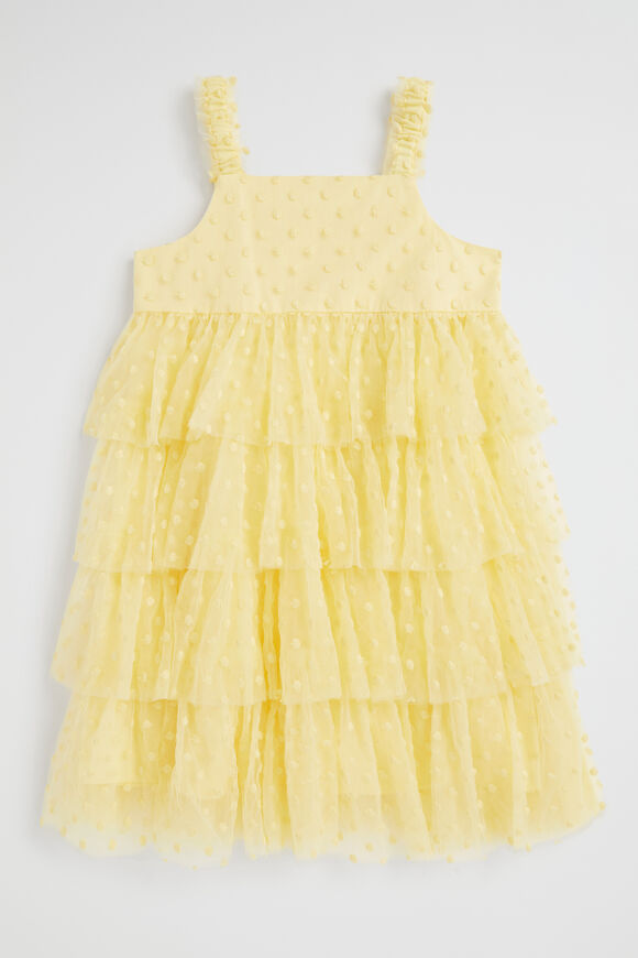 Polka Dot Tiered Dress  Buttercup  hi-res