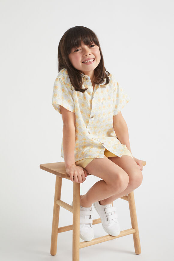 Boxy Linen Shirt  Multi  hi-res