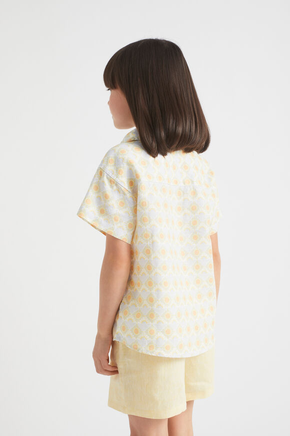 Boxy Linen Shirt  Multi  hi-res