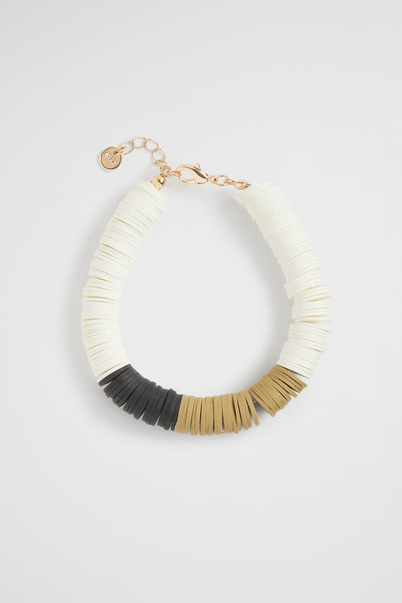 Colourblock Bracelet  Natural  hi-res