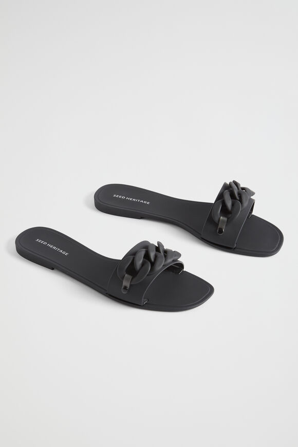 Chain Jelly Slide  Black  hi-res