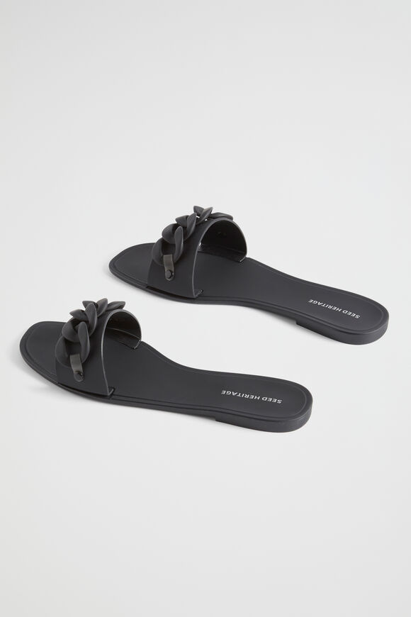 Chain Jelly Slide  Black  hi-res