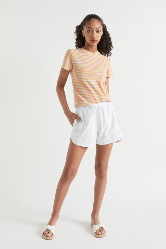 Linen Short  White  hi-res