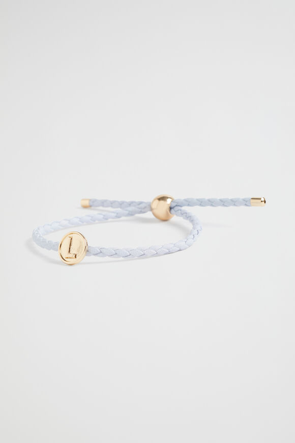Initial Cord Bracelet  L  hi-res