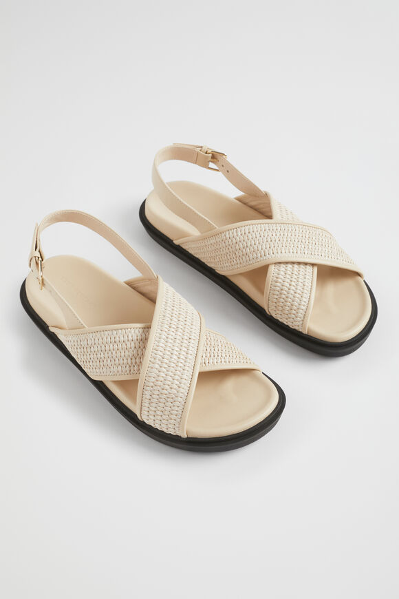 Tara Footbed Sandal  Stone  hi-res