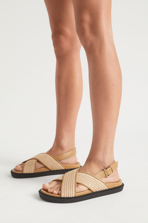 Tara Footbed Sandal  Toffee  hi-res