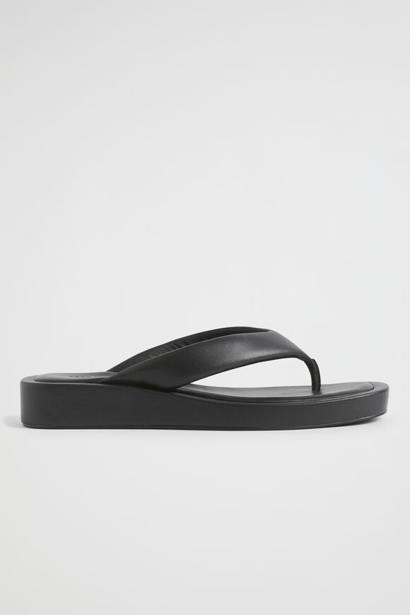Alex Flatform Sandal  Black  hi-res