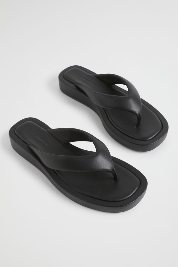 Alex Flatform Sandal  Black  hi-res