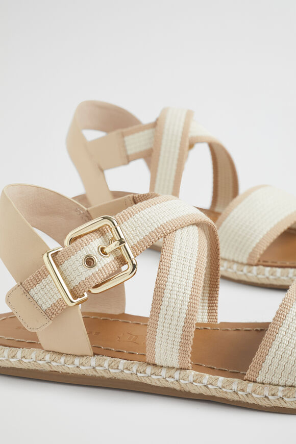 Bree Woven Sandal  Cream Nude  hi-res