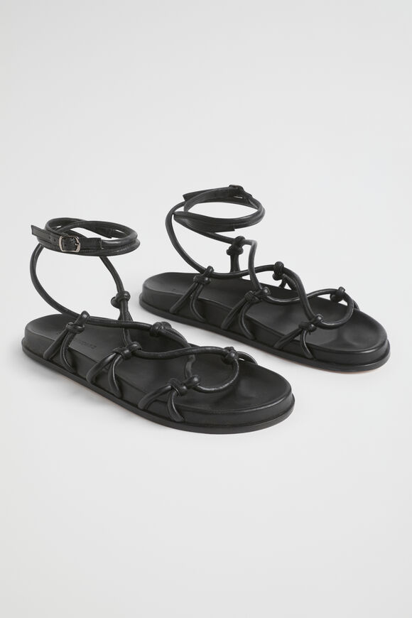 Mya Knot Sandal  Black  hi-res