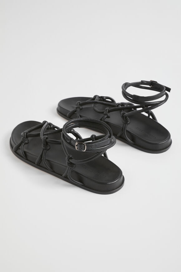 Mya Knot Sandal  Black  hi-res