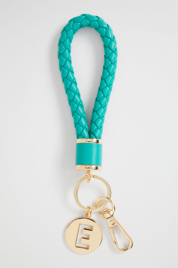 Braided Initial Keyring  E  hi-res