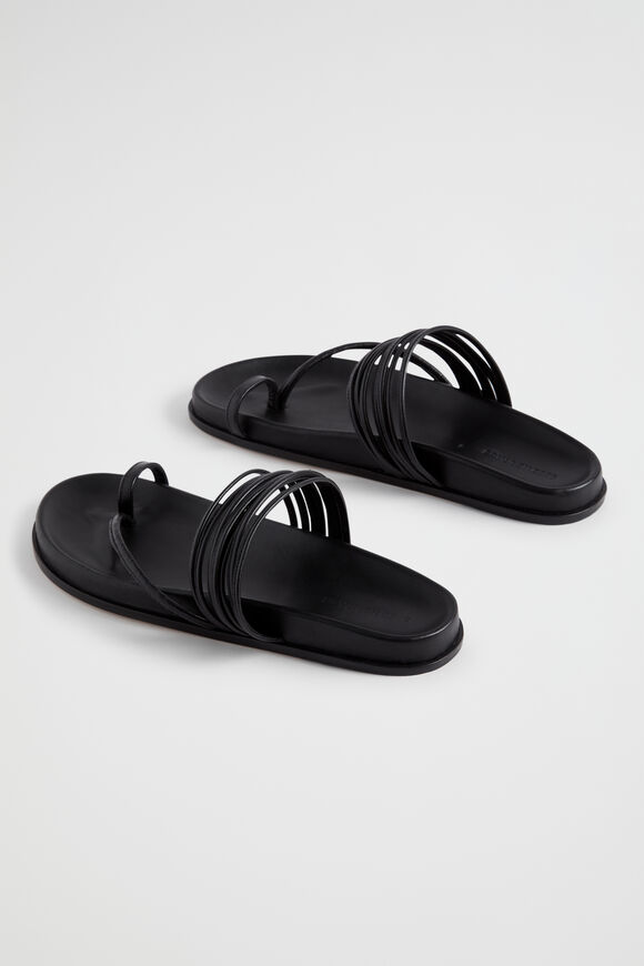 Tegan Footbed Sandal  Black  hi-res