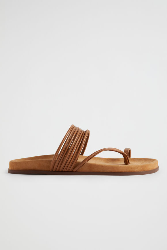 Tegan Footbed Sandal  Deep Tan  hi-res