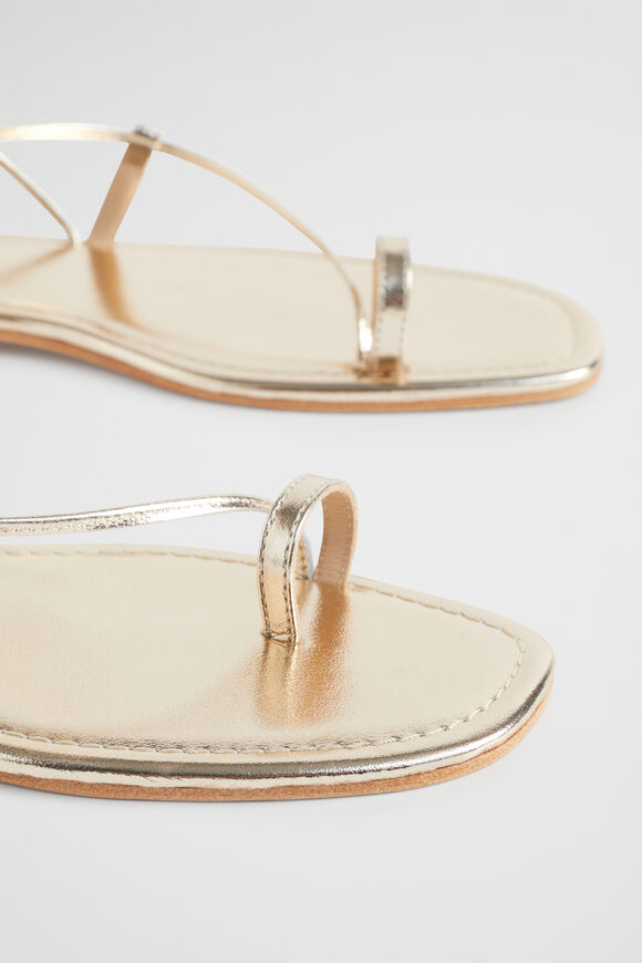 Steffi Tie Up Sandal  Soft Gold  hi-res