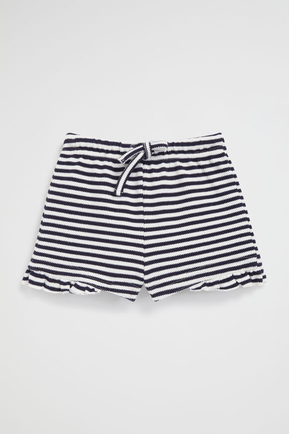 Pique Stripe Short  Midnight Stripe  hi-res
