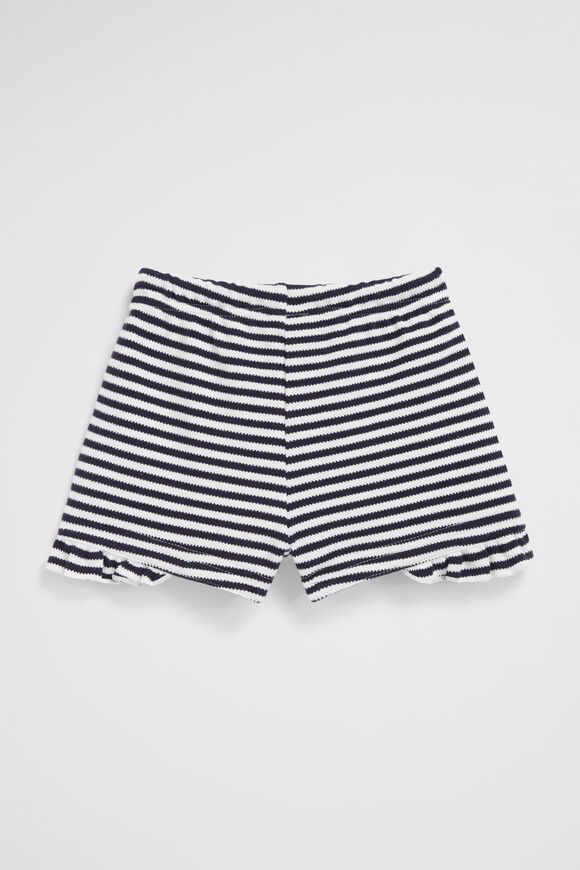 Pique Stripe Short  Midnight Stripe  hi-res