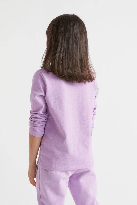 Core Logo Rugby Tee  Lilac  hi-res