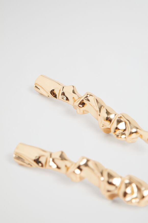 Molten Drop Earring  Gold  hi-res