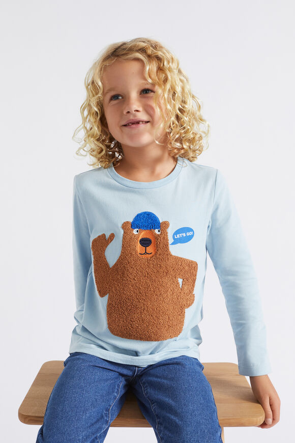 Bear Tee  Pale Blue  hi-res