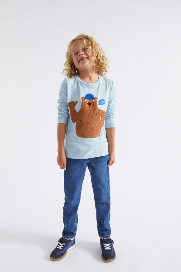 Bear Tee  Pale Blue  hi-res