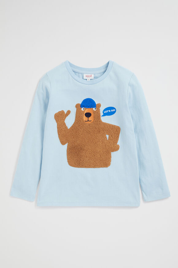 Bear Tee  Pale Blue  hi-res