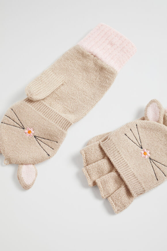 Bunny Mittens  Multi  hi-res