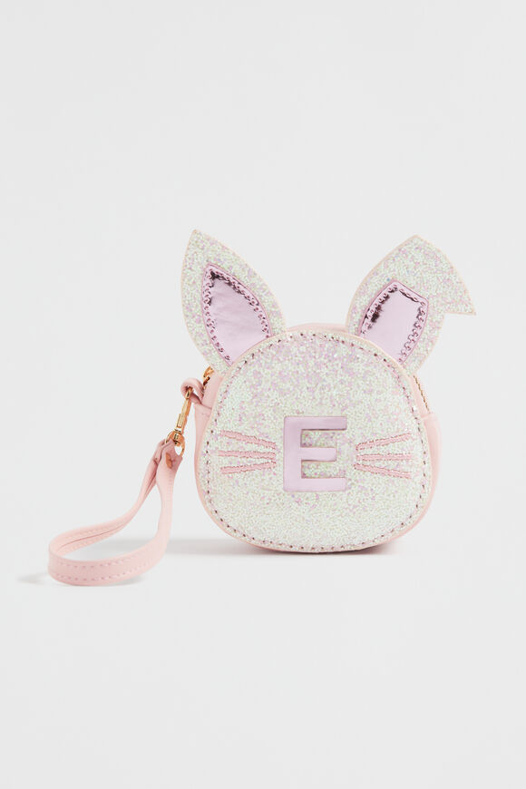 Bunny Initial Purse  E  hi-res