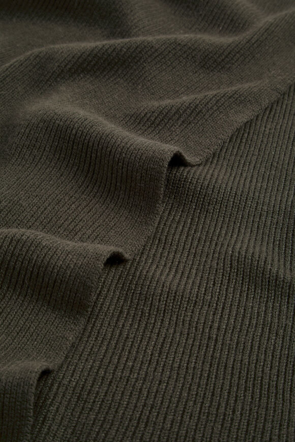 Rib Knit Scarf  Dark Fern  hi-res