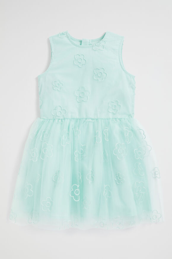 Daisy Embroidered Dress  Mint  hi-res