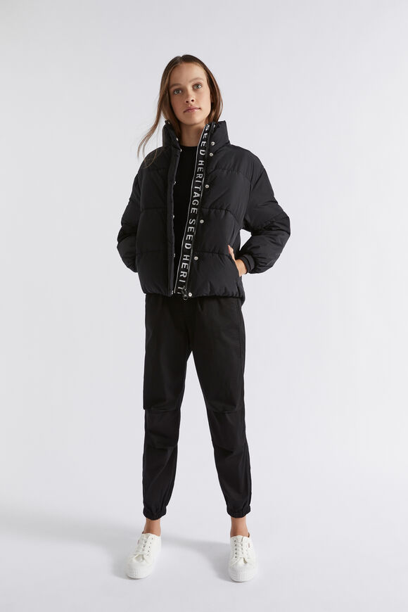 Logo Puffa Jacket  Black  hi-res