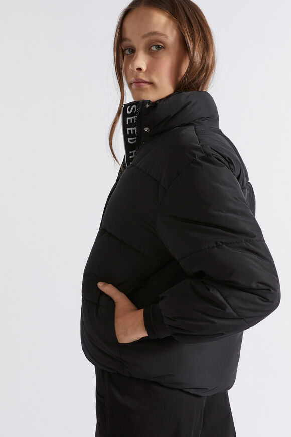 Logo Puffa Jacket  Black  hi-res