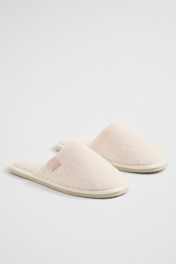 Teddy Slipper  Blush  hi-res