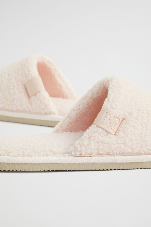 Teddy Slipper  Blush  hi-res