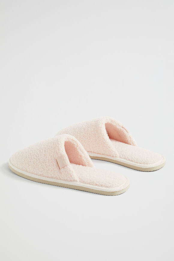 Teddy Slipper  Blush  hi-res