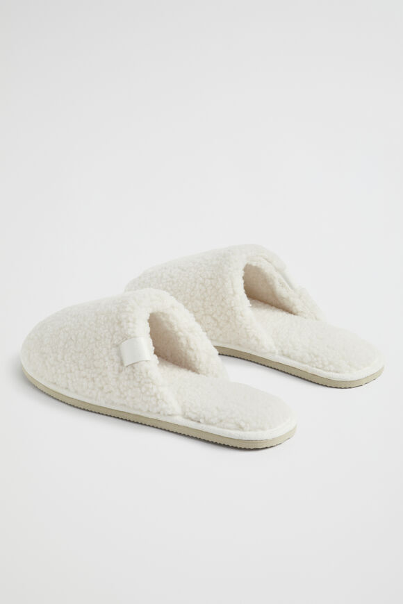 Teddy Slipper  Cream  hi-res