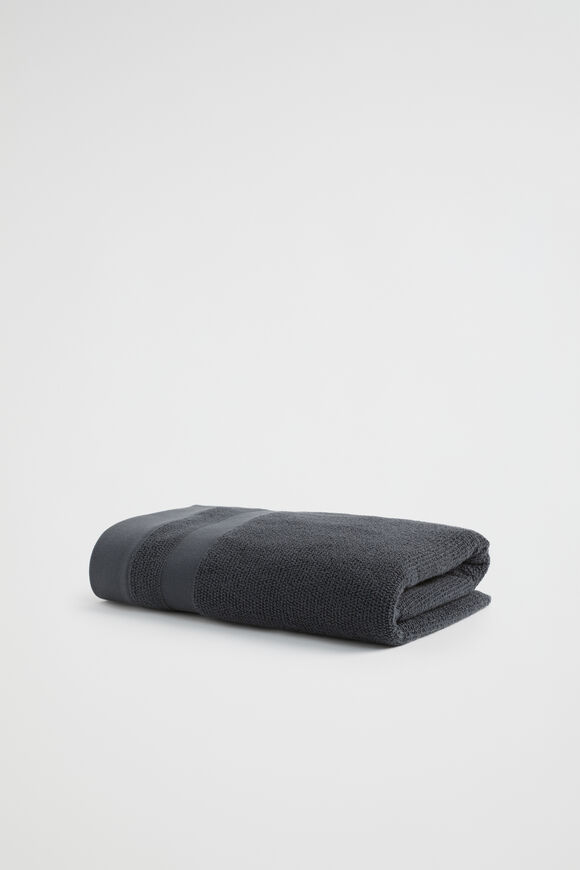 Luca Cotton Towel  Graphite  hi-res