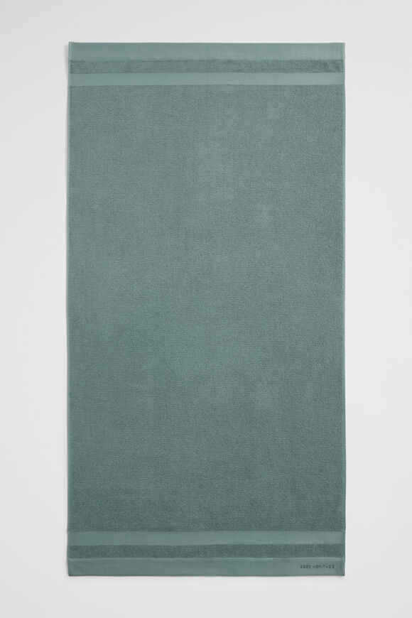 Luca Cotton Bath Sheet  Eucalypt  hi-res