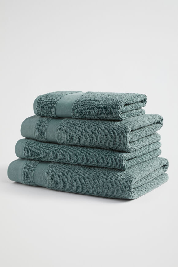 Luca Cotton Bath Sheet  Eucalypt  hi-res