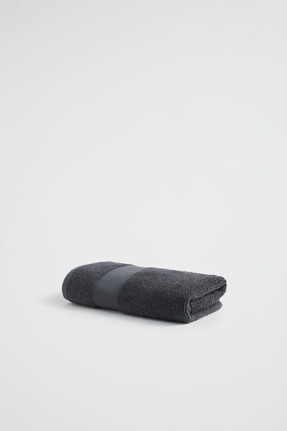 Luca Cotton Bath Mat  Graphite  hi-res