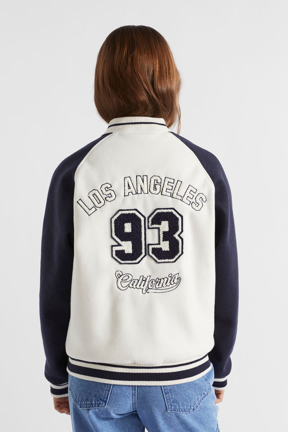 Varsity Bomber  Vintage Cream  hi-res