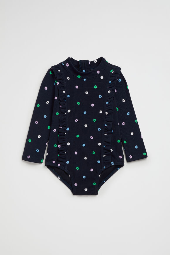Mini Daisy Rashsuit  Midnight Blue  hi-res