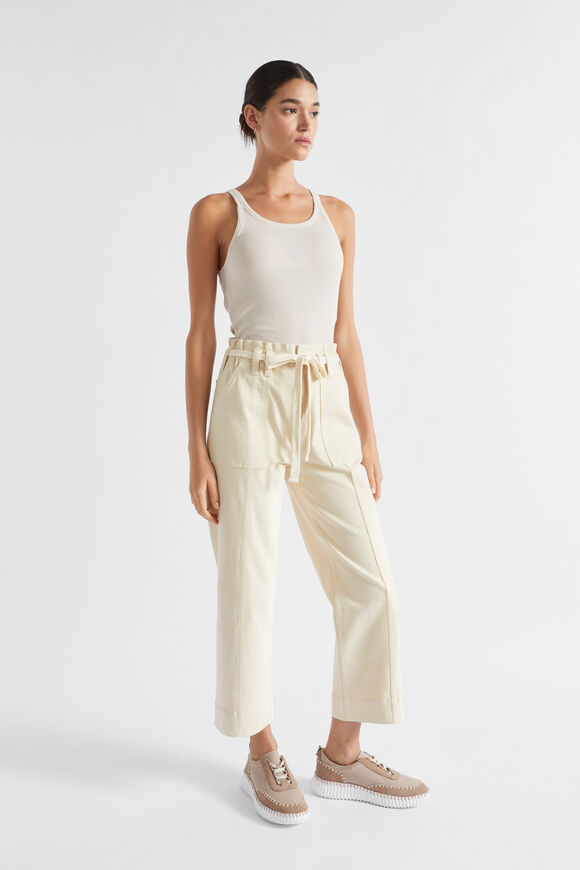 Basic Rib Tank  Vanilla Cream  hi-res