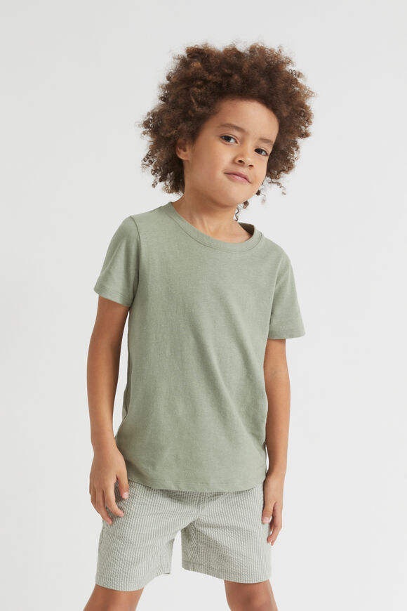 Linen Tee  Eucalyptus  hi-res