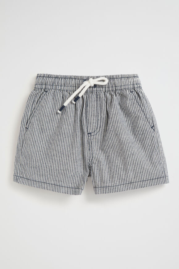 Core Logo Short  Midnight Stripe  hi-res