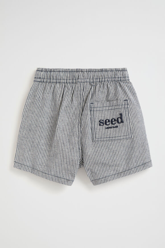 Core Logo Short  Midnight Stripe  hi-res